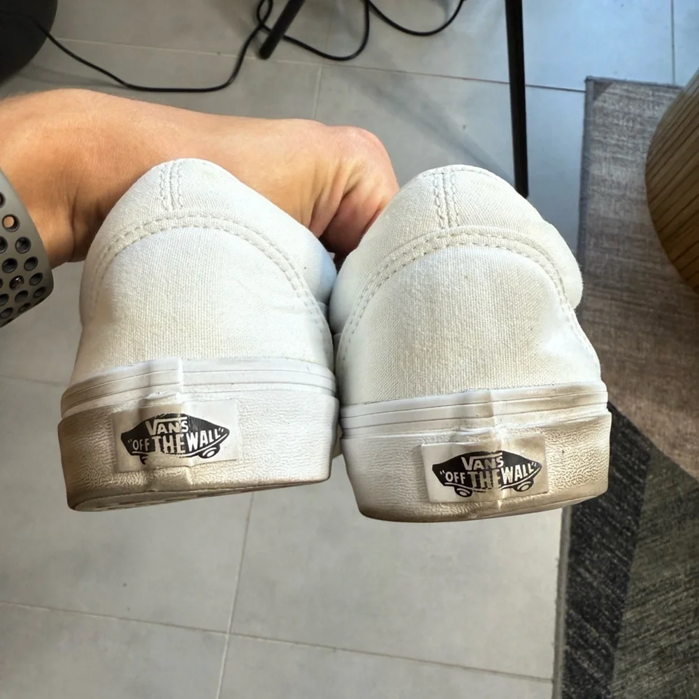 Vans All-White Low-Top Sneakers